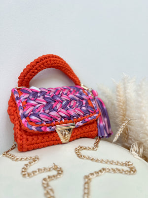 bag 'winter edition orange pink'