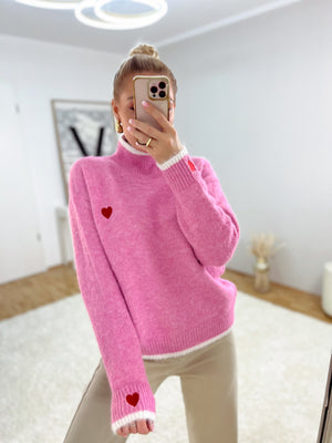 pullover 'red heart'