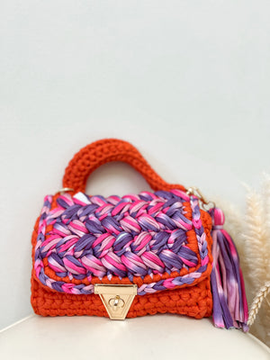 bag 'winter edition orange pink'