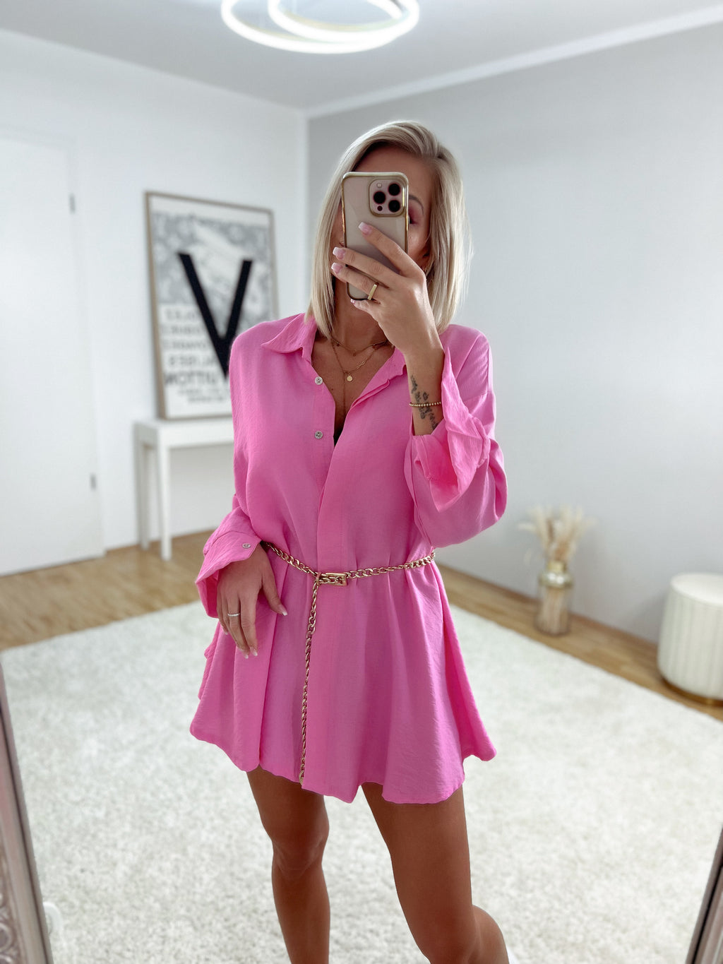 bluse 'fluffy in pink'