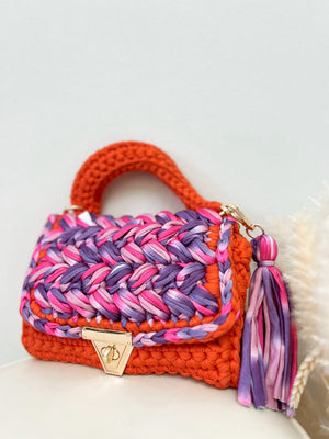 bag 'winter edition orange pink'