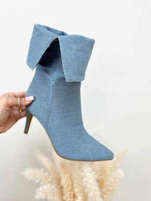 high heels 'denim vibes'