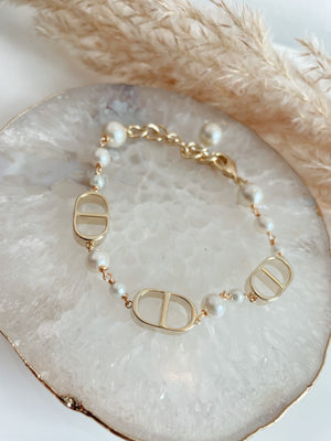 armband 'dd with pearls'