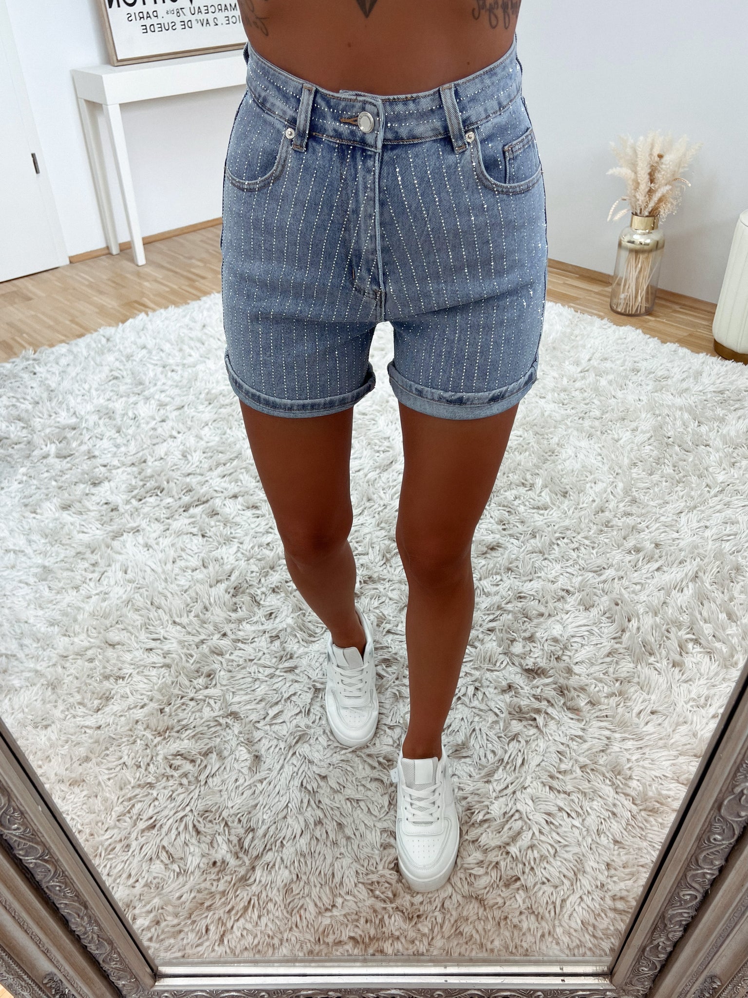 jeans shorts 'glamour'