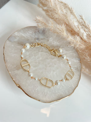 armband 'dd with pearls'