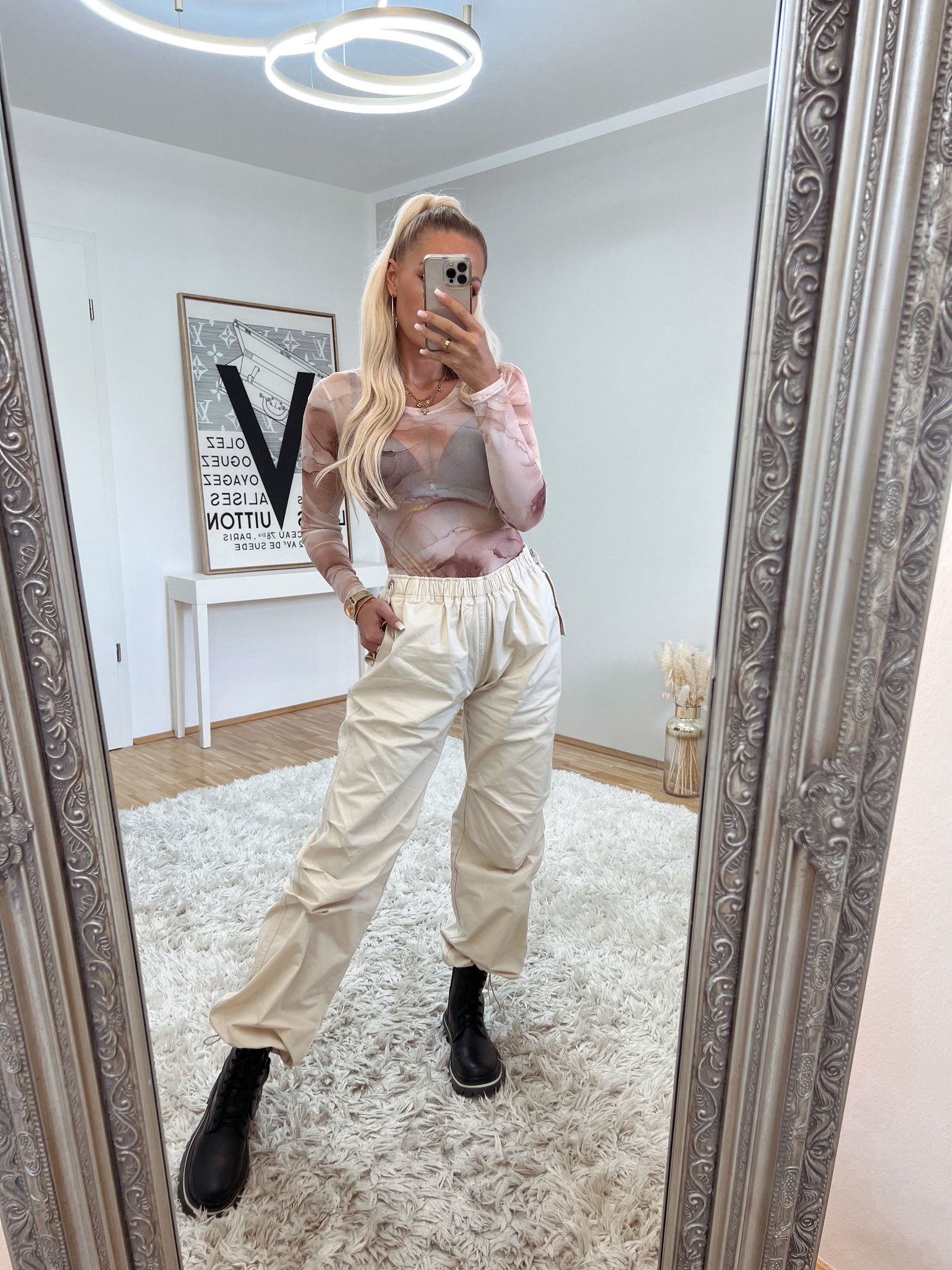 body 'beige glitter'