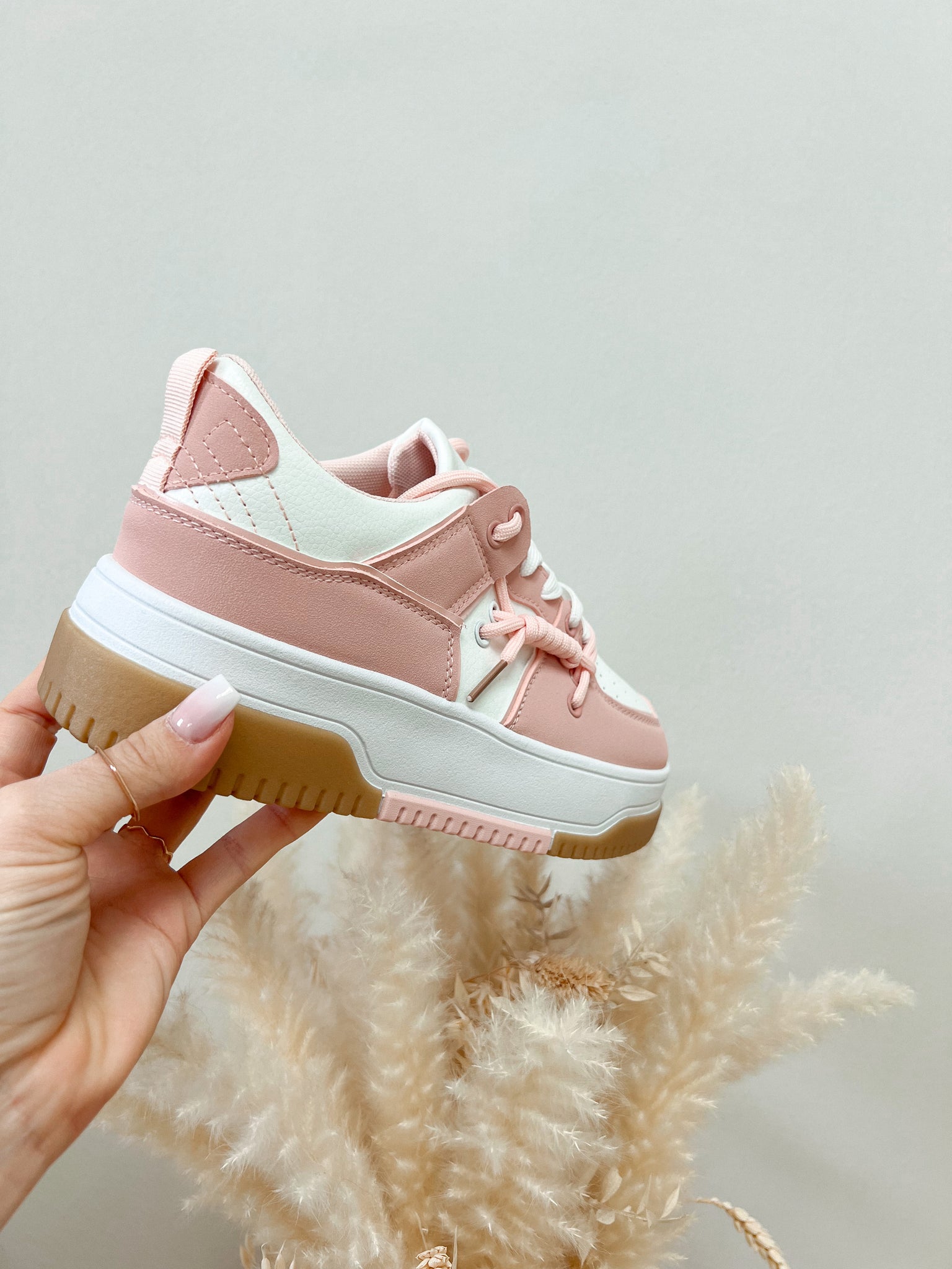 sneaker 'spring in rosa'