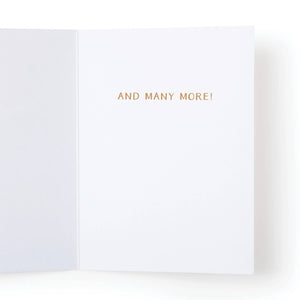 card 'happy birthday cake & candles'
