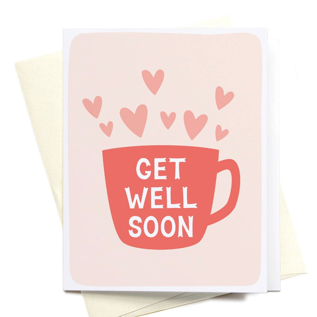 card 'get well soon tea mug'