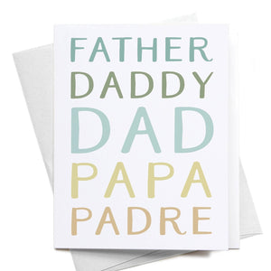 card 'daddy'