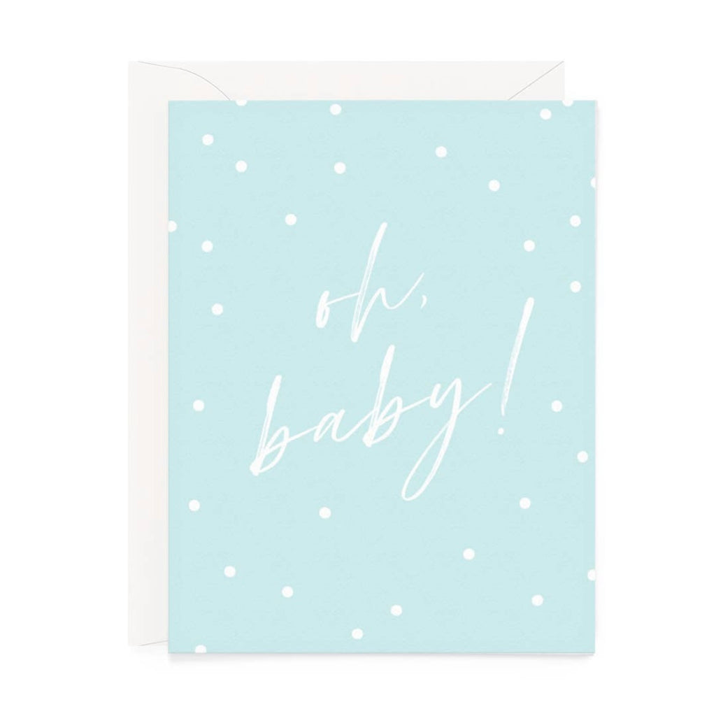 card 'oh baby blue'