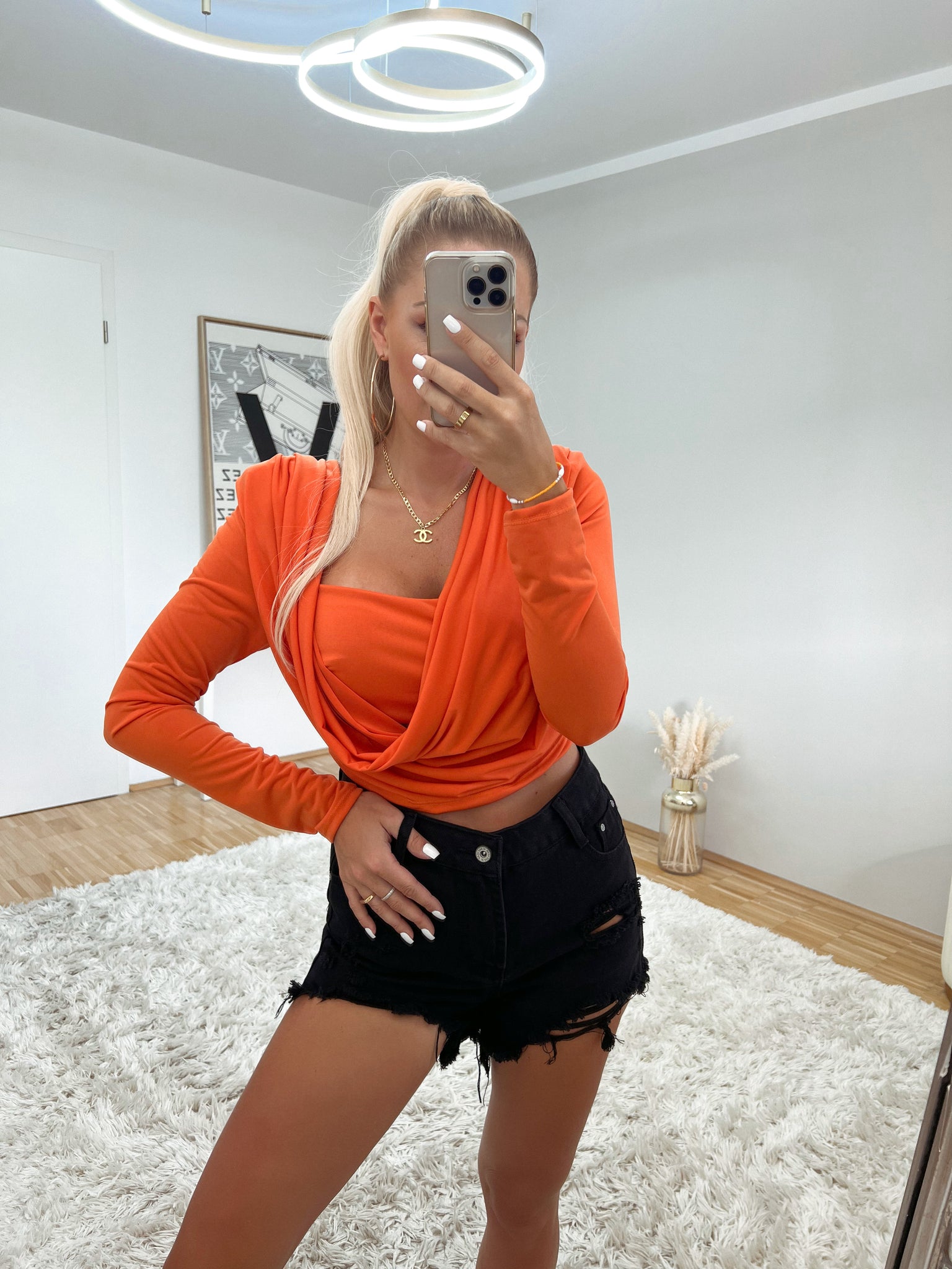 longsleeve 'orange love'
