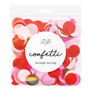 konfetti 'rosa&rot'