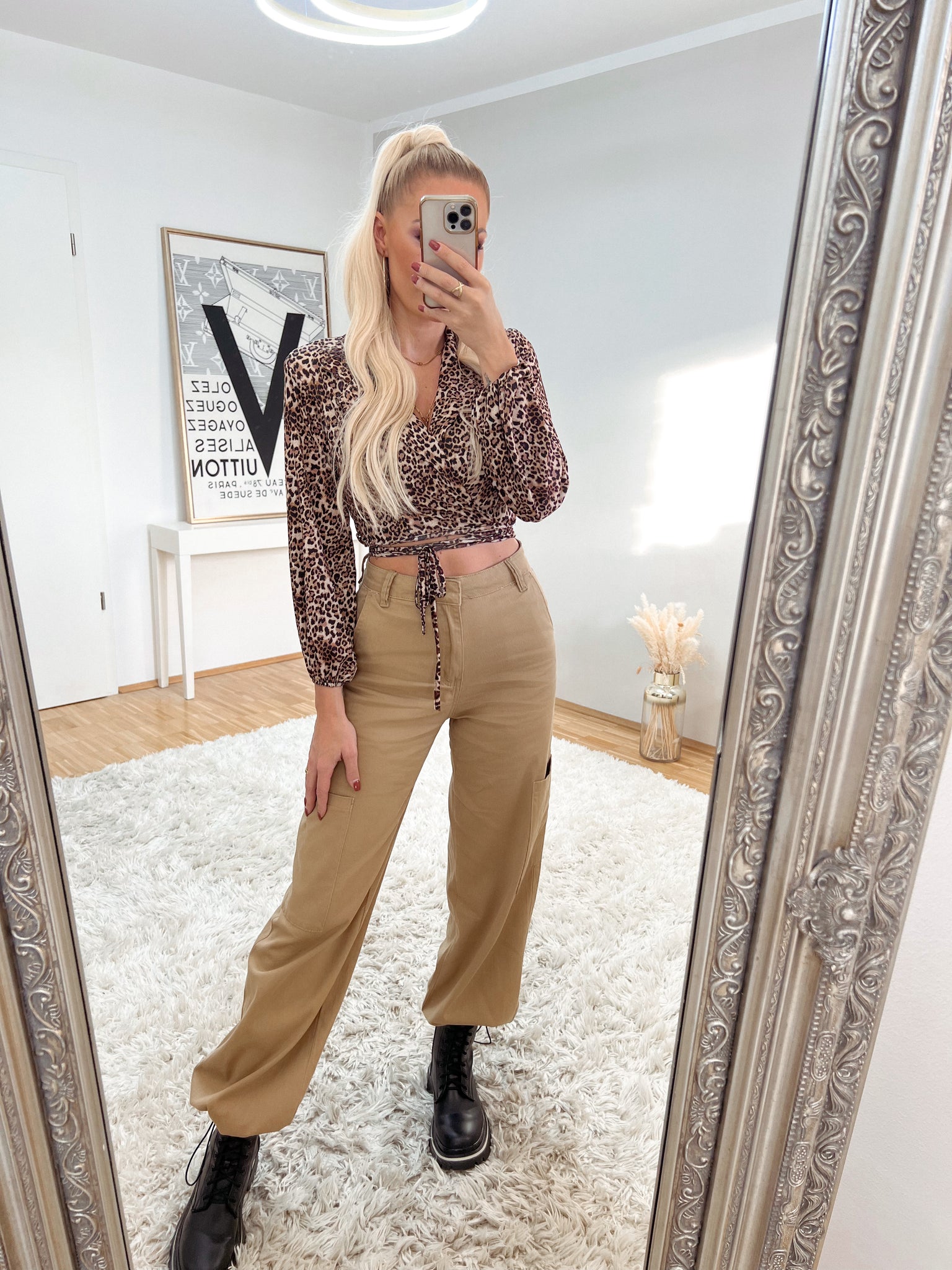 cargo stoffhose 'camel'