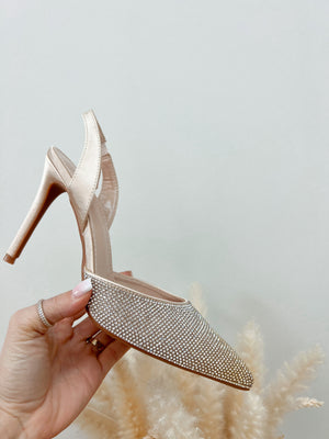 high heels 'gold vs silver'
